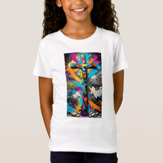 Stadtglaube: Graffiti Religious Print T - Shirt