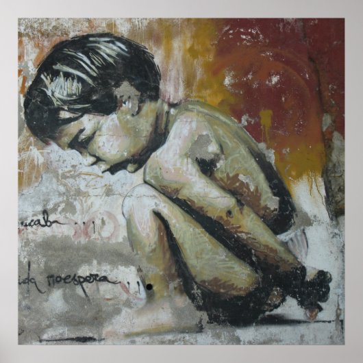 Stadtgraffiti-Kunst Poster (Vorne)