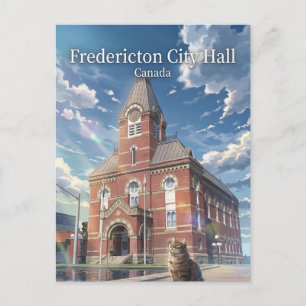 Stadthalle Fredericton, Fredericton Kanada Postkarte