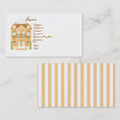 Stadthaus Visitenkarte (Vorne/Hinten)