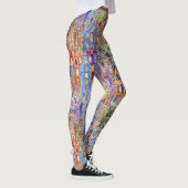 Stadthäuser, nahtlos städtisches Muster. Leggings (Rechts)