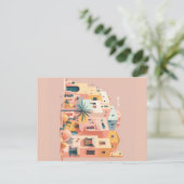 Stadthäuser Postkarte (Stehend Vorderseite)