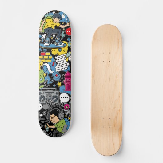 STÄDTISCH SKATEBOARD (Vorderseite)