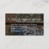 "Städtische abstrakte" 3 Visitenkarte (Rückseite)