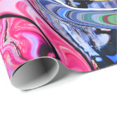 Städtische abstrakte Drehkunst Geschenkpapier (Rolleneckpunkt)