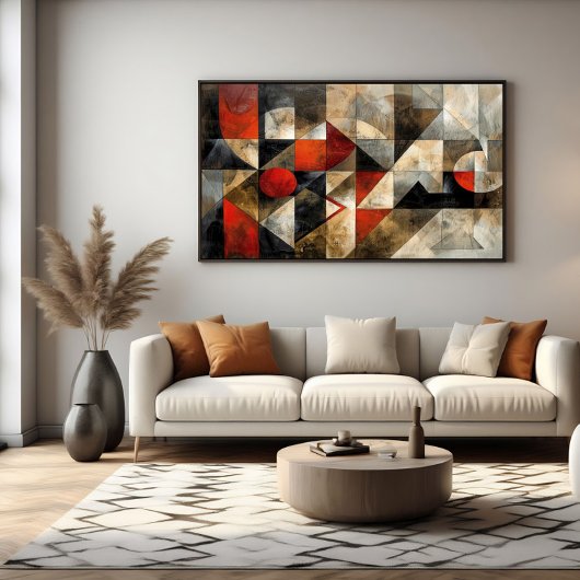 Städtische abstrakte Kunst Poster