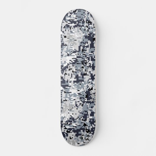 Städtische Art-graue Digital-Tarnung Skateboard (Vorderseite)