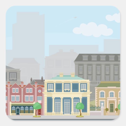 Städtische Aufkleber (Vorderseite)