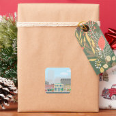 Städtische Aufkleber