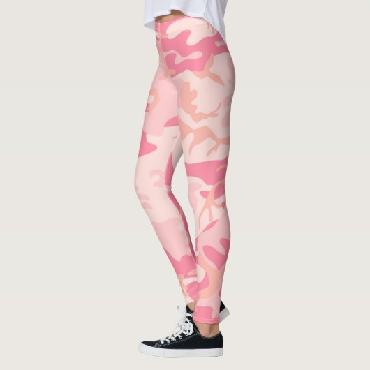 Städtische Baby-Rosa-Camouflage-Leggings Leggings (Links)