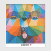 Städtische Bärenart Städtische Kunstmuseum Monte B Aufkleber (Blatt)