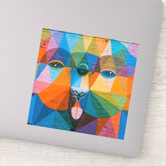 Städtische Bärenart Städtische Kunstmuseum Monte B Aufkleber (Detail)