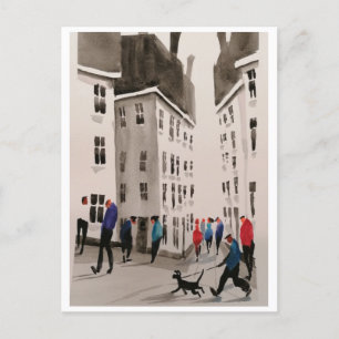 Städtische Bewohner Art Postkarte7 Postkarte