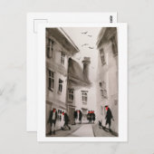Städtische Bewohner Art Postkarte 12 (Vorne/Hinten)