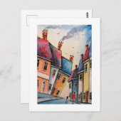 Städtische Bewohner Art Postkarte 5 (Vorne/Hinten)