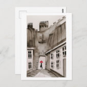 Städtische Bewohner Art Postkarte 6 (Vorne/Hinten)