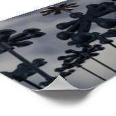 Städtische Blume Poster (Ecke)