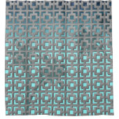 Städtische Breeze Blocks Duschvorhang (Vorderseite)