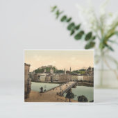 Städtische Brücke, Salzburg, Österreich-Ungarn, se Postkarte (Stehend Vorderseite)