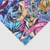 Städtische bunt abstrakte Drehkunst Seidenpapier (Ausschnitt)