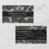 Städtische Camouflage, Camouflage - Visitenkarte (Vorne/Hinten)