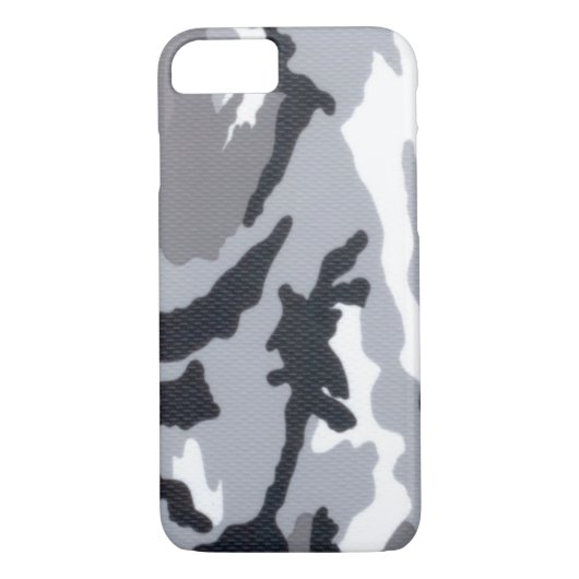 Städtische Camouflage graues iPhone 7 Case-Mate iPhone Hülle (Rückseite)