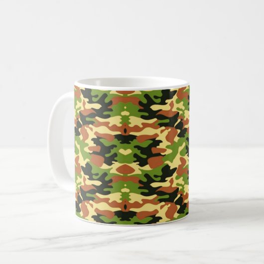 Städtische Camouflage Kaffeetasse (Vorderseite Links)