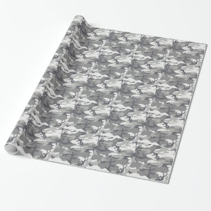 Städtische Camouflage Maskuline Geschenkpapier