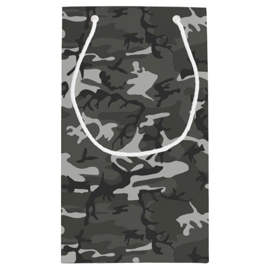 Städtische Camouflage Muster Camping und Jagd Kleine Geschenktüte (Rückseite)