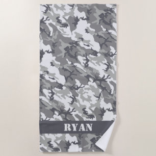 Städtische Camouflage Strandtuch