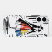 Städtische Chic-Kunst iPhone 16 Hülle (Rückseite (Horizontal))