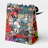 Städtische dynamische Straßenkunst Graffiti Kunstm Geschenkschachtel (Rückseite)