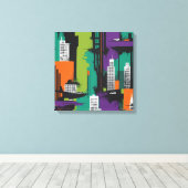 Städtische Energie Leinwanddruck (Insitu (Holzboden))