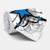 Städtische fechtende Illustration Krawatte (Gerollt)