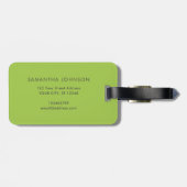 Städtische Gärtnerei mädchenhafte Illustrationen G Gepäckanhänger (Rückseite horizontal)