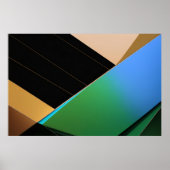 Städtische Geometrie Poster (Vorne)