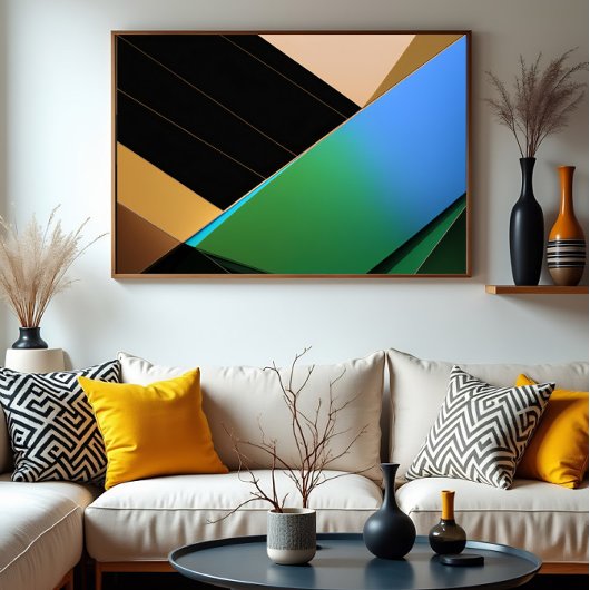 Städtische Geometrie Poster