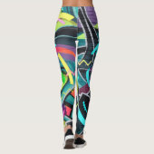 Städtische Graffiti01 Leggings (Rückseite)