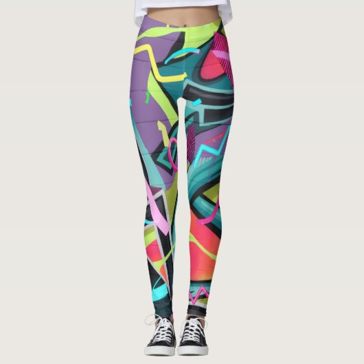 Städtische Graffiti01 Leggings (Vorderseite)