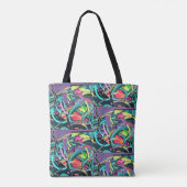 Städtische Graffiti01 Tasche (Rückseite)