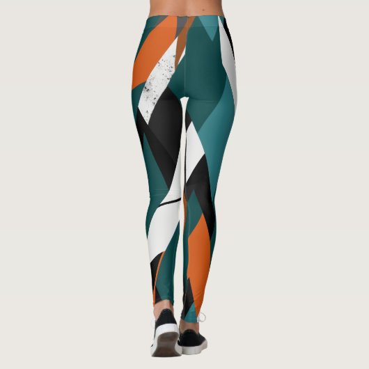 Städtische Graffiti-Kunst Leggings (Rückseite)
