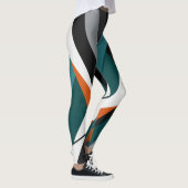 Städtische Graffiti-Kunst Leggings (Rechts)