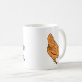 Städtische Huhn-Bauers-Kaffee-Tasse Kaffeetasse (VorderseiteRechts)