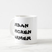 Städtische Huhn-Bauers-Kaffee-Tasse Kaffeetasse (Vorderseite Links)