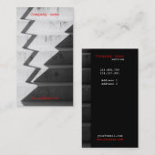Städtische konkrete Treppe Visitenkarteschablone Visitenkarte (Vorne/Hinten)
