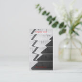 Städtische konkrete Treppe Visitenkarteschablone Visitenkarte (Stehend Vorderseite)