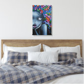 Städtische Kunst Leinwanddruck (Insitu (Schlafzimmer))