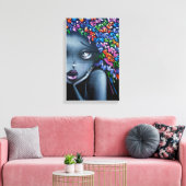 Städtische Kunst Leinwanddruck (Insitu (Wohnzimmer))