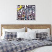 Städtische Kunst Leinwanddruck (Insitu (Schlafzimmer))
