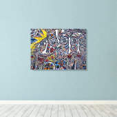 Städtische Kunst Leinwanddruck (Insitu (Holzboden))